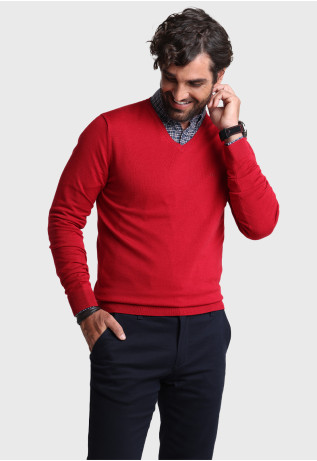 Sweater Cuello En V Arrow