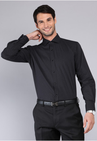 Camisa Formal Print Spandex...