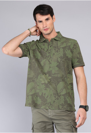 Polera Pique Print Arrow