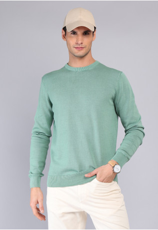 Sweater Stone Wash Cuello...