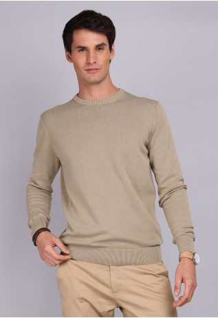 Sweater Stone Wash Cuello...