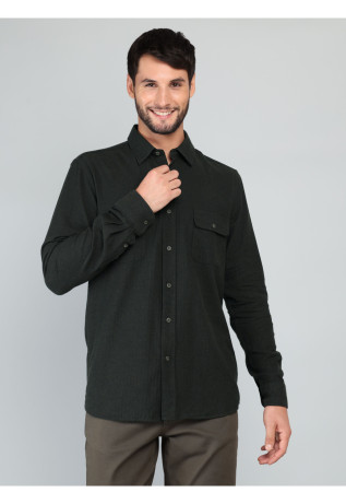 Camisa Texturada Regular...