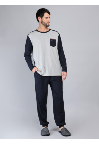 Pijama Largo Regular Fit...