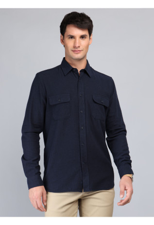 Camisa Texturada Regular...