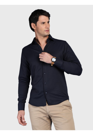 Camisa Texturada Slim Fit...