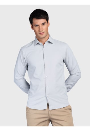 Camisa Texturada Slim Fit...