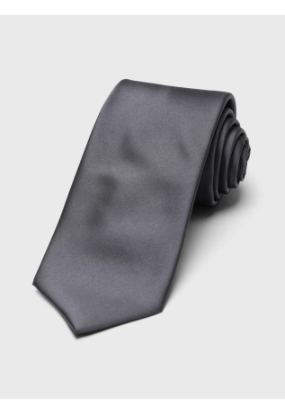 Corbata Lisa Gris Oscuro Arrow