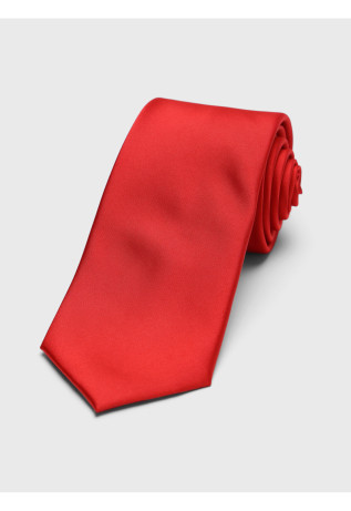 Corbata Lisa Rojo Arrow